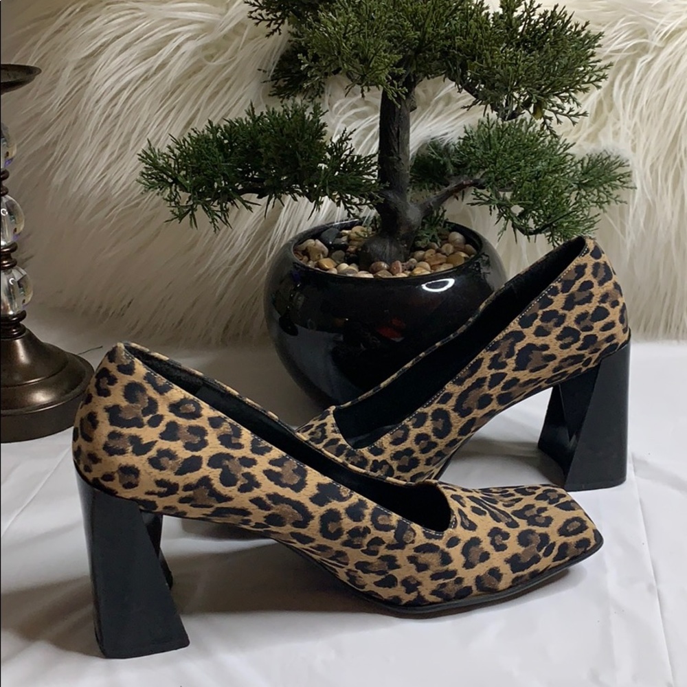 Nine West Leopard Print Pump - image 1